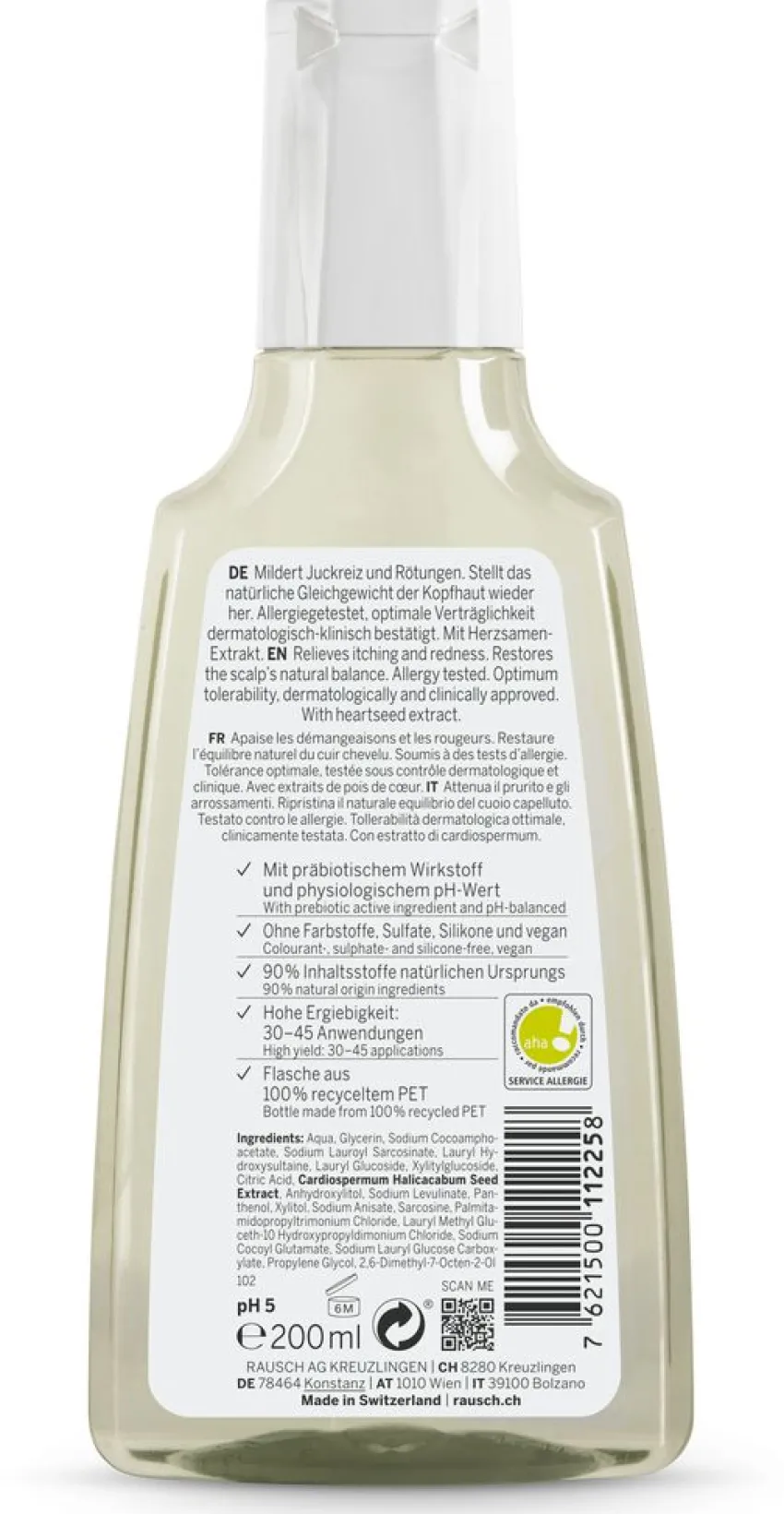 Online Rausch Sensitive-Shampoo mit Herzsamen