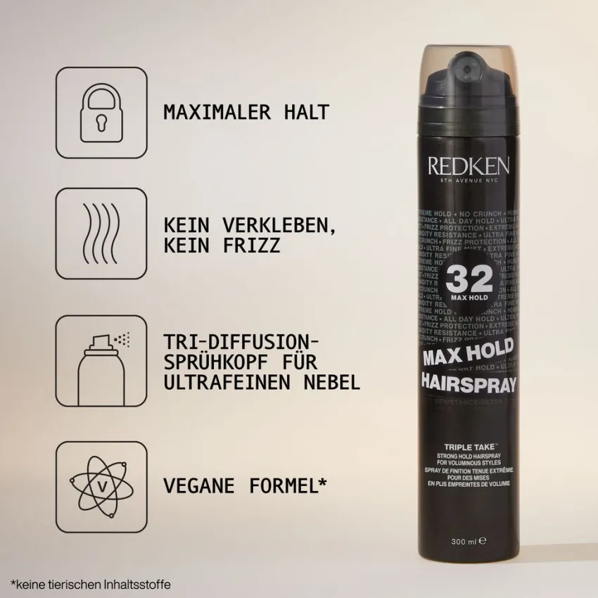 New Redken Max Hold Hairspray