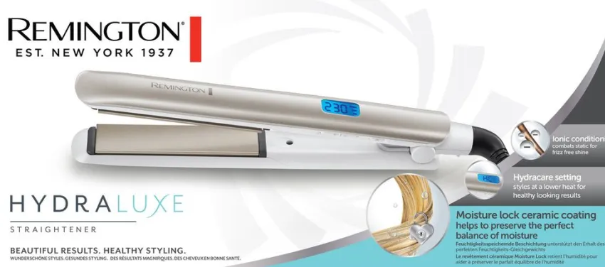 New Remington HYDRAluxe Haarglätter S8901
