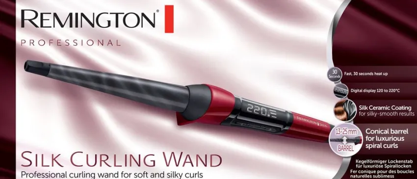 Sale Remington Silk kegelförmiger Lockenstab CI96W1