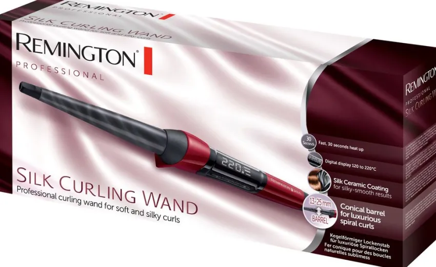 Sale Remington Silk kegelförmiger Lockenstab CI96W1