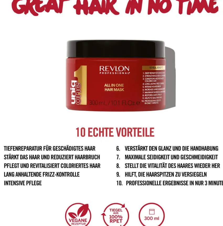 New Revlon Professional UniqOne All In One Hair Mask
