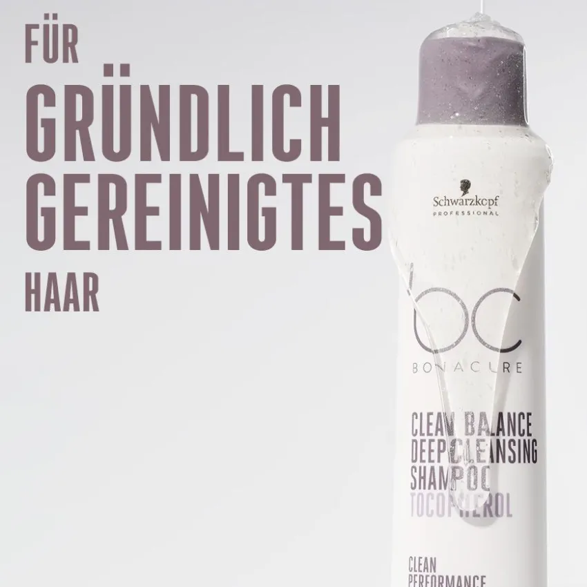 Fashion Schwarzkopf Professional Schwarzkopf BC Bonacure Clean Balance Deep Cleansing Shampoo