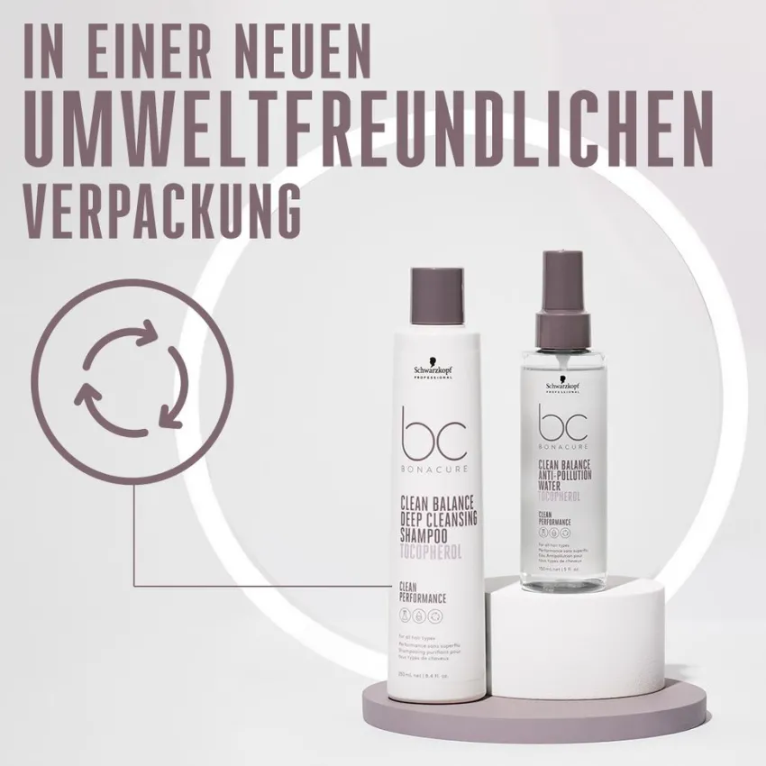 Fashion Schwarzkopf Professional Schwarzkopf BC Bonacure Clean Balance Deep Cleansing Shampoo