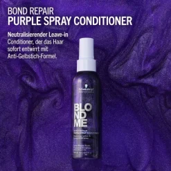 Fashion Schwarzkopf Professional Schwarzkopf Blondme Bond Repair Purple Spray Conditioner