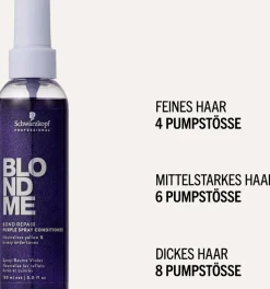 Fashion Schwarzkopf Professional Schwarzkopf Blondme Bond Repair Purple Spray Conditioner