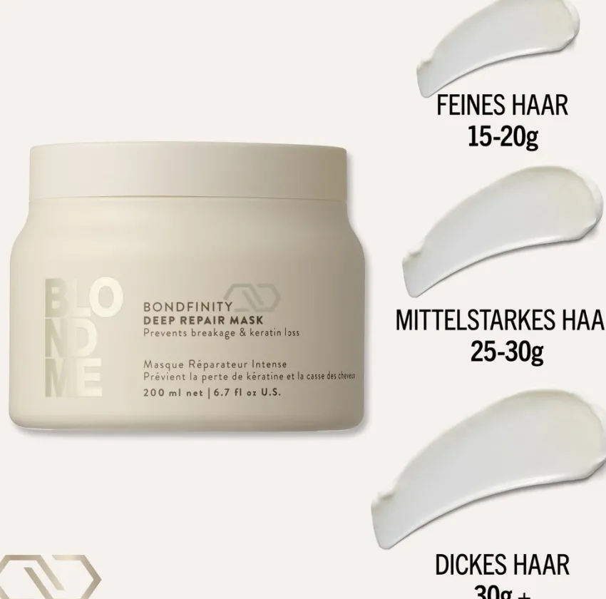 New Schwarzkopf Professional Schwarzkopf Blondme Bondfinity Deep Repair Mask