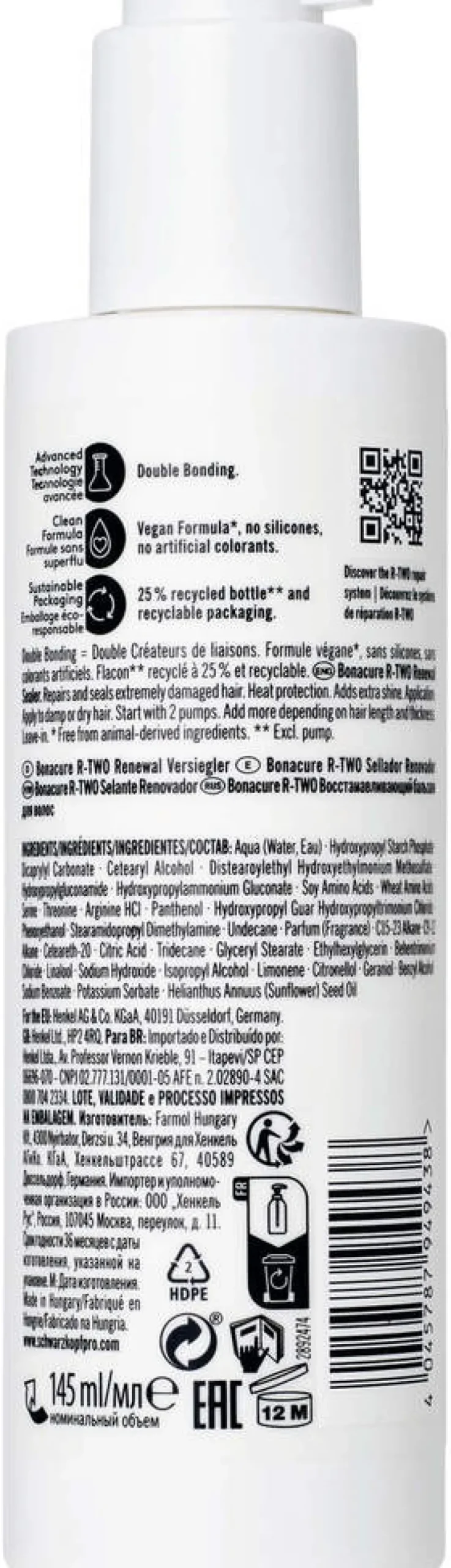 Fashion Schwarzkopf Professional Schwarzkopf Bonacure R-TWO Renewal Sealer