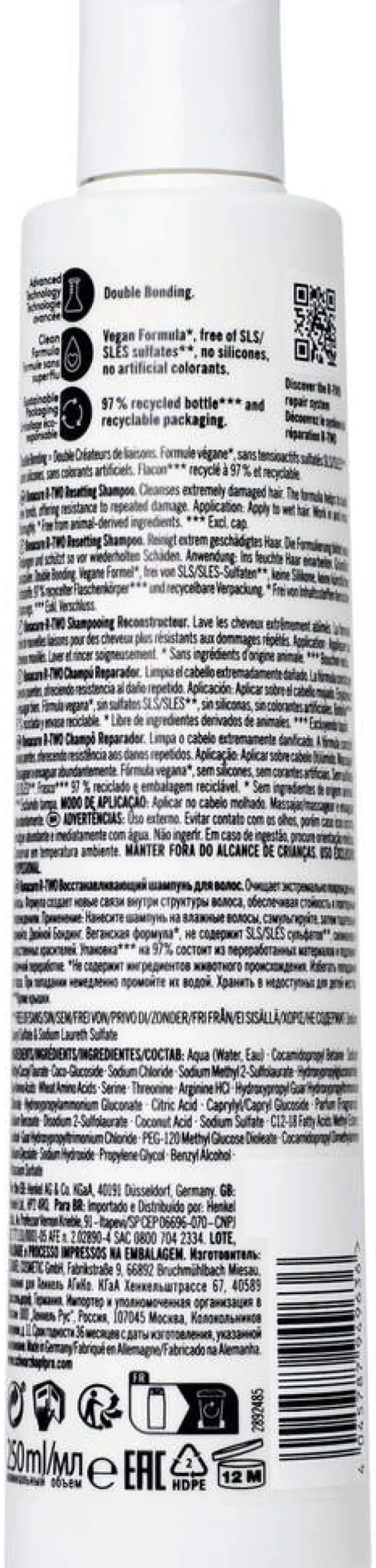 Online Schwarzkopf Professional Schwarzkopf Bonacure R-TWO Resetting Shampoo