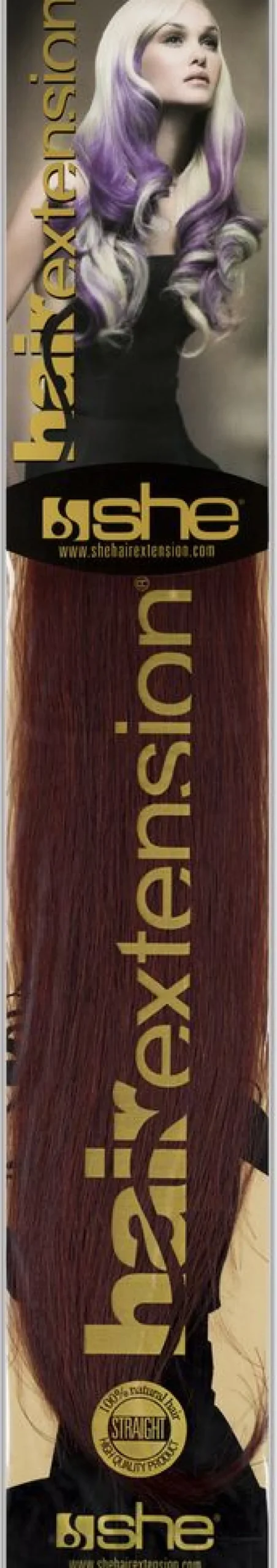 Outlet SHE Professionals SHE Bonding Extensions Tiefrot Farbe 35
