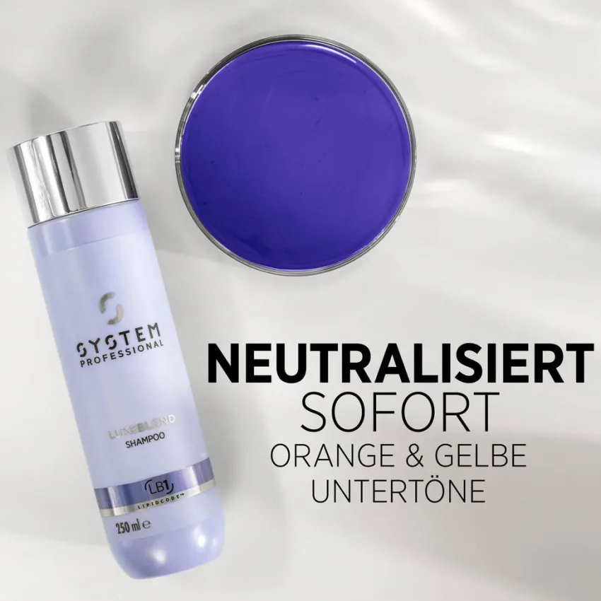 Outlet System Professional Lipid Code LuxeBlond Shampoo