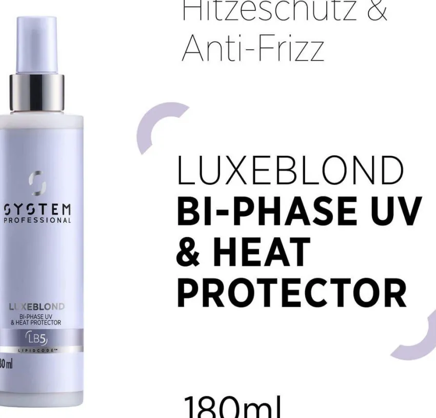 Fashion System Professional Lipid Code LuxeBlond Bi-Phase UV & Heat Protector