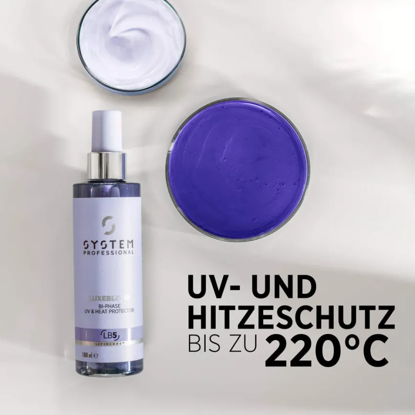 Fashion System Professional Lipid Code LuxeBlond Bi-Phase UV & Heat Protector