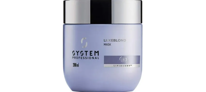 New System Professional Lipid Code LuxeBlond Mask