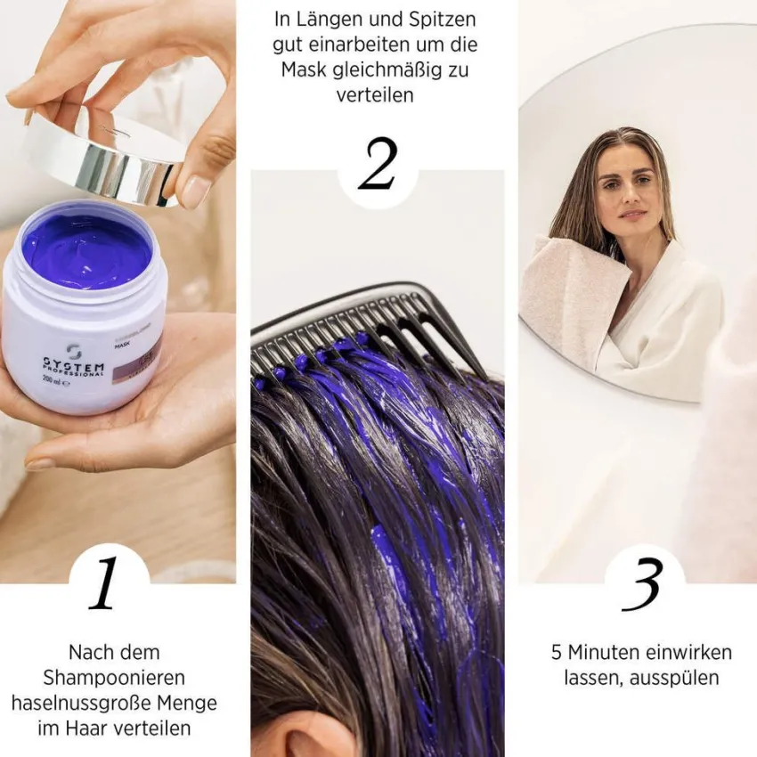 New System Professional Lipid Code LuxeBlond Mask