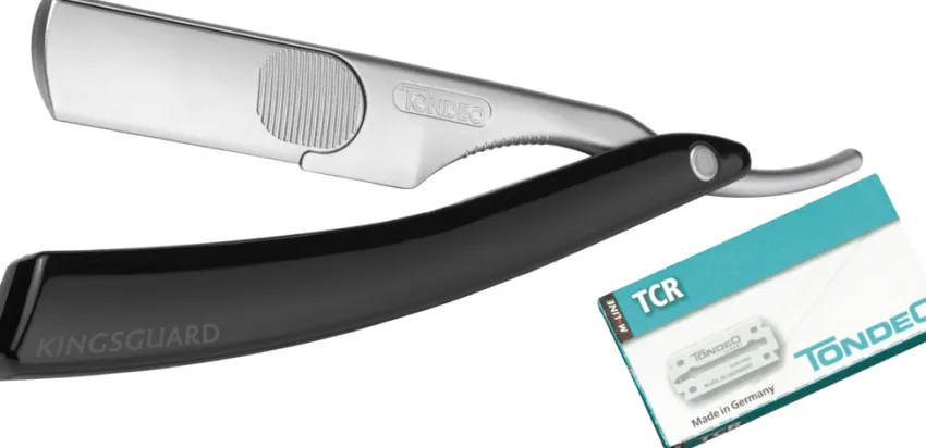 Clearance Tondeo Barbers Toolbar Kingsguard inkl. 10 TCR Klingen